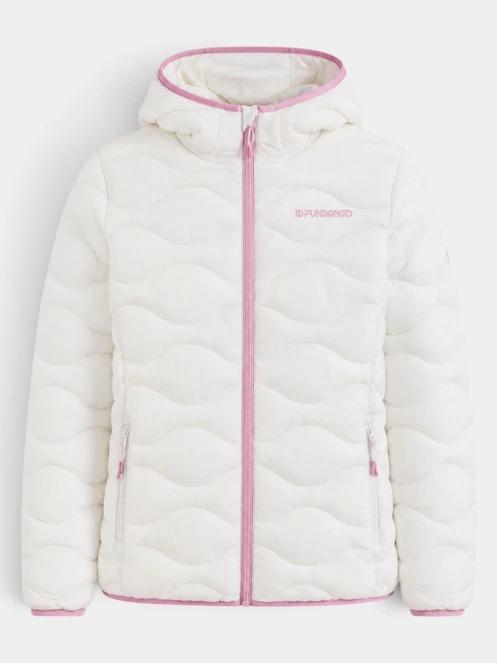 Fundango Vinke Padded Jacket női steppelt átmeneti kabát fehér színben 10