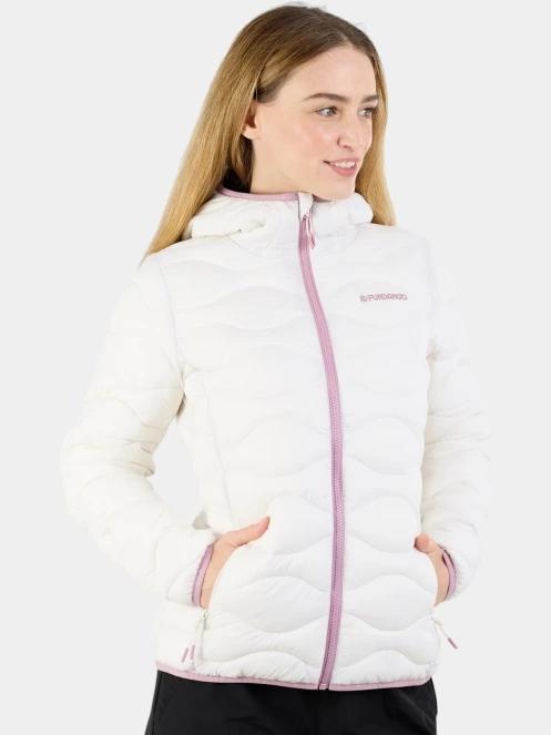 Fundango Vinke Padded Jacket női steppelt átmeneti kabát fehér színben 5