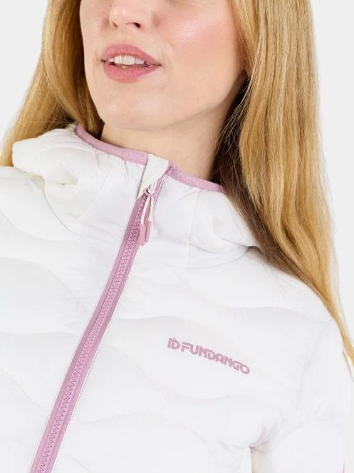 Fundango Vinke Padded Jacket női steppelt átmeneti kabát fehér színben 8