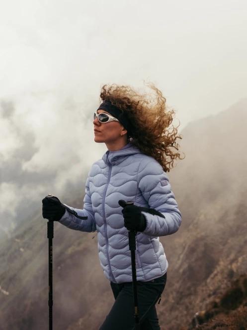 Fundango Vinke Padded Jacket női steppelt átmeneti kabát lila színben 13