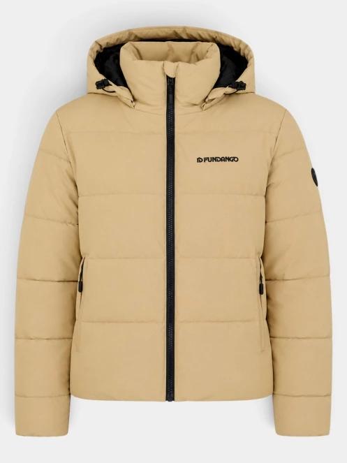 Fundango Amber Cropped Jacket női steppelt átmeneti kabát sárga színben 8