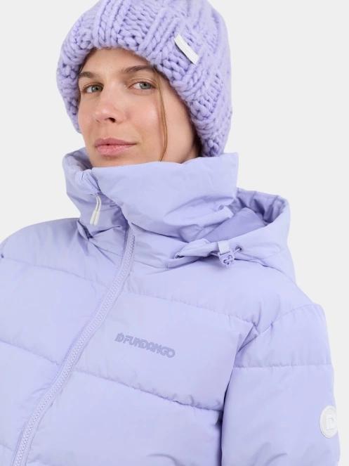 Fundango Amber Cropped Jacket női steppelt átmeneti kabát lila színben 6
