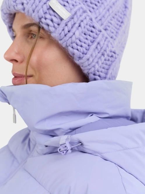 Fundango Amber Cropped Jacket női steppelt átmeneti kabát lila színben 8