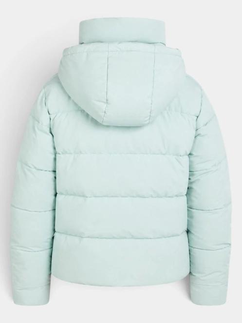 Fundango Amber Cropped Jacket női steppelt átmeneti kabát zöld színben 10