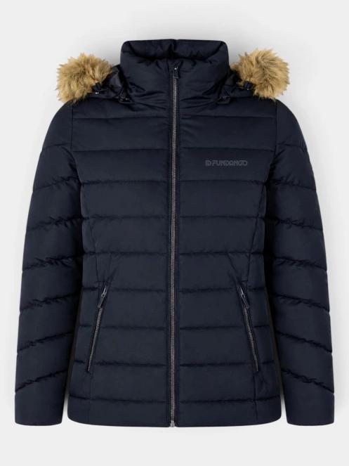 Fundango Urban Lite Jacket női steppelt átmeneti kabát sötétkék színben 9