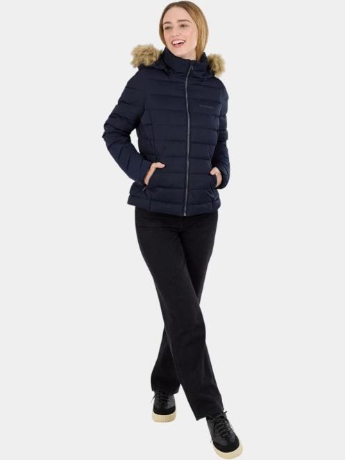 Fundango Urban Lite Jacket női steppelt átmeneti kabát sötétkék színben 4