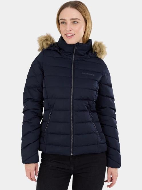 Fundango Urban Lite Jacket női steppelt átmeneti kabát sötétkék színben 5
