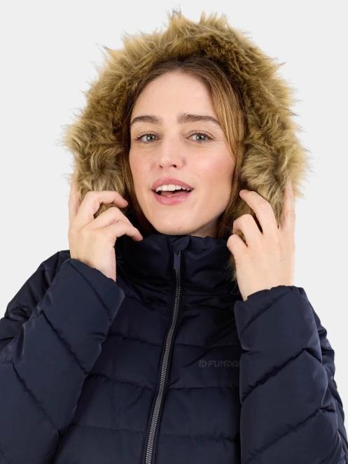 Fundango Urban Lite Jacket női steppelt átmeneti kabát sötétkék színben 8