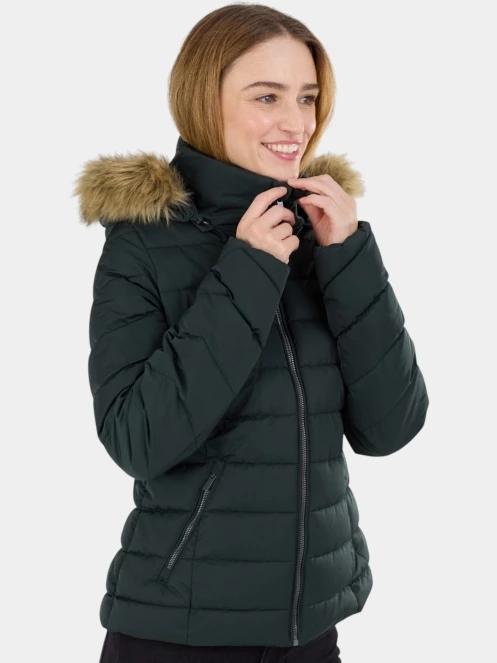 Fundango Urban Lite Jacket női steppelt átmeneti kabát oliva színben 2
