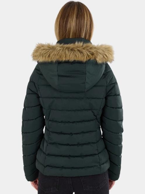 Fundango Urban Lite Jacket női steppelt átmeneti kabát oliva színben 3