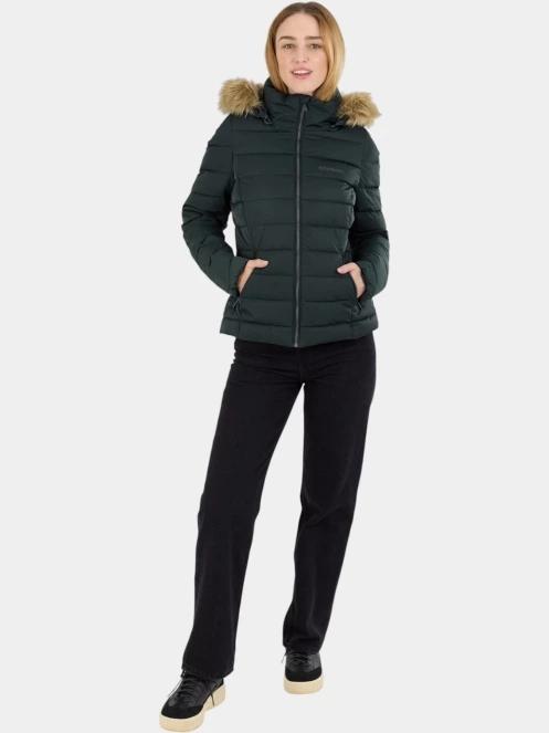 Fundango Urban Lite Jacket női steppelt átmeneti kabát oliva színben 4