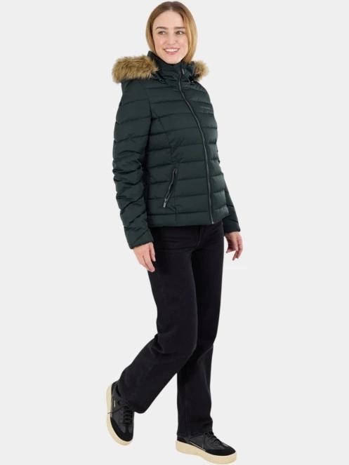 Fundango Urban Lite Jacket női steppelt átmeneti kabát oliva színben 5