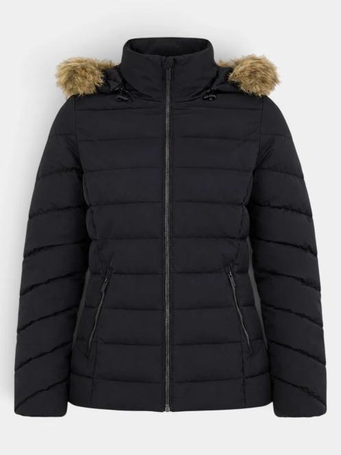 Fundango Urban Lite Jacket női steppelt átmeneti kabát fekete színben 7