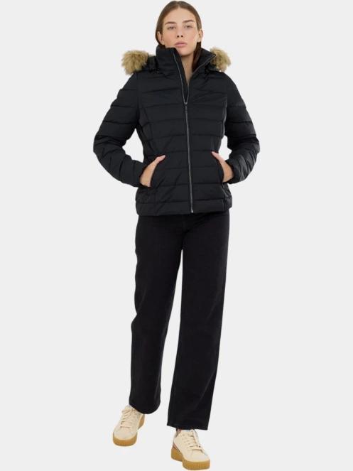 Fundango Urban Lite Jacket női steppelt átmeneti kabát fekete színben 4