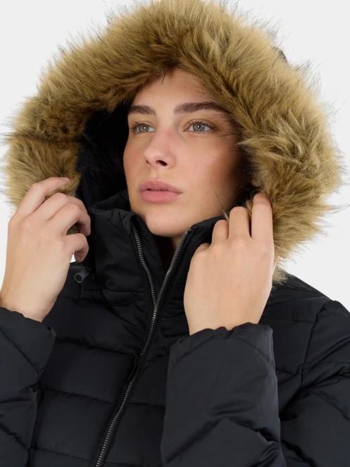 Fundango Urban Lite Jacket női steppelt átmeneti kabát fekete színben 5