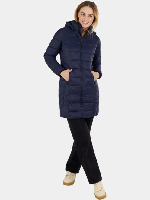 Fundango Lunel Padded Jacket női steppelt átmeneti kabát sötétkék színben 4