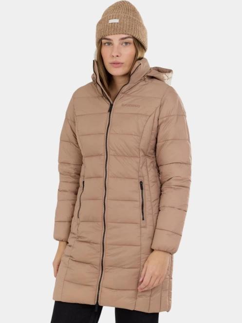 Fundango Lunel Padded Jacket női steppelt átmeneti kabát barna színben 2