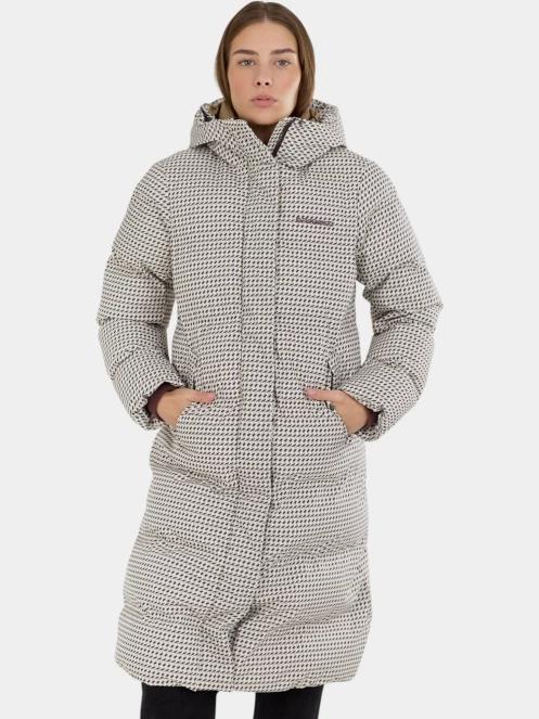 Fundango Cosycoat Long Padded Jacket női steppelt télikabát multikolor színben 2