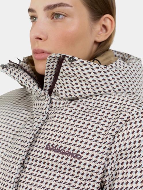 Fundango Cosycoat Long Padded Jacket női steppelt télikabát multikolor színben 6