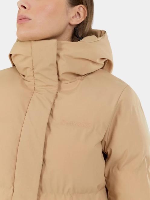 Fundango Cosycoat Long Padded Jacket női steppelt télikabát sárga színben 6