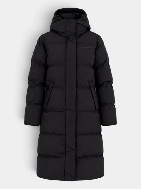 Fundango Cosycoat Long Padded Jacket női steppelt télikabát fekete színben 10