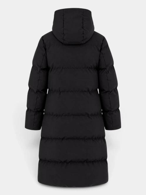 Fundango Cosycoat Long Padded Jacket női steppelt télikabát fekete színben 11