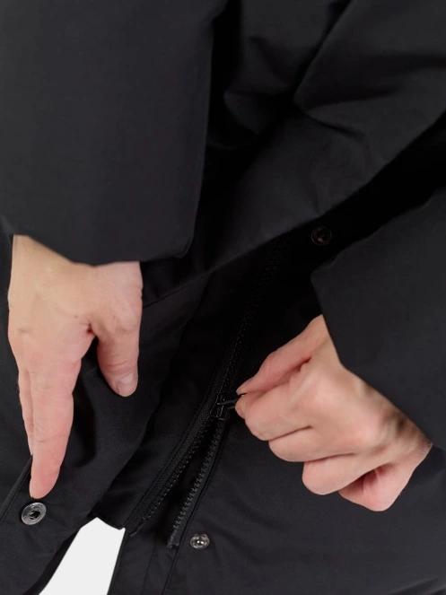 Fundango Cosycoat Long Padded Jacket női steppelt télikabát fekete színben 8