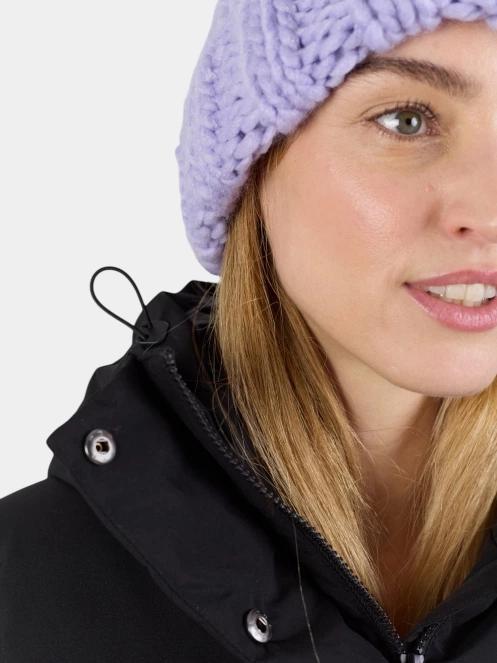 Fundango Cosycoat Long Padded Jacket női steppelt télikabát fekete színben 9