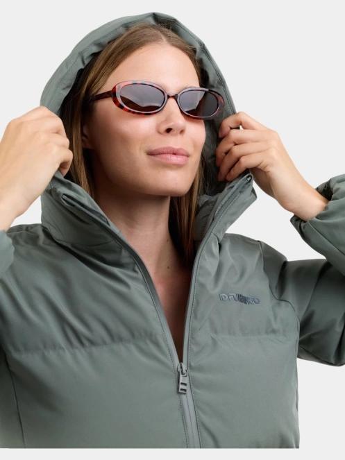 Fundango Everwind Padded Jacket női steppelt télikabát zöld színben 8