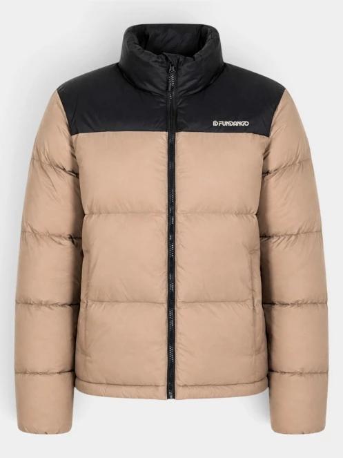 Fundango Nina Padded Jacket női steppelt télikabát barna színben 9