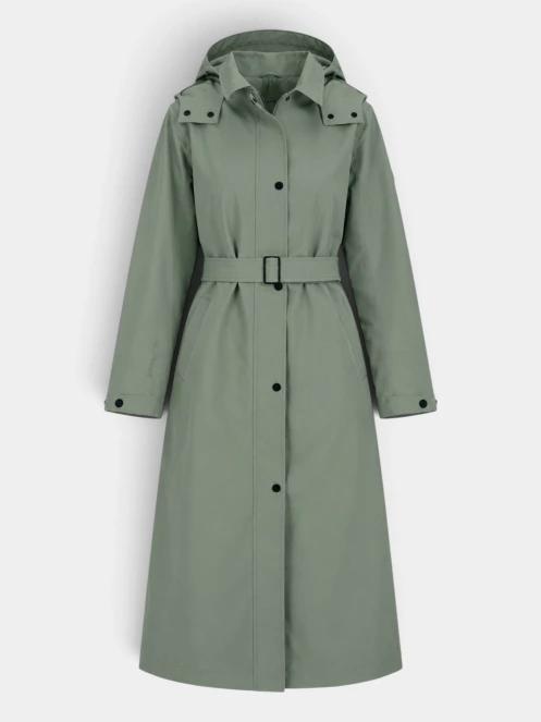 Fundango Brighton Trenchcoat női ballonkabát zöld színben 10