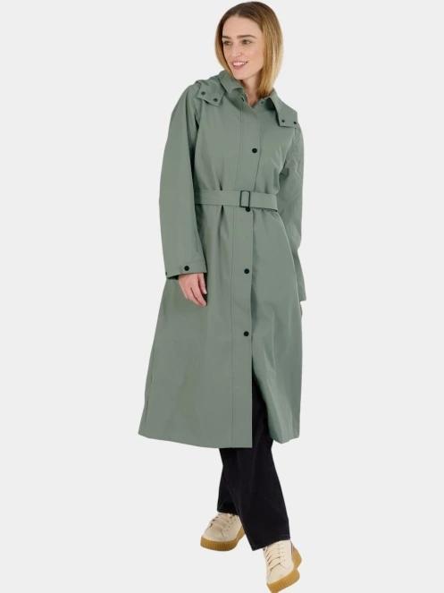 Fundango Brighton Trenchcoat női ballonkabát zöld színben 5