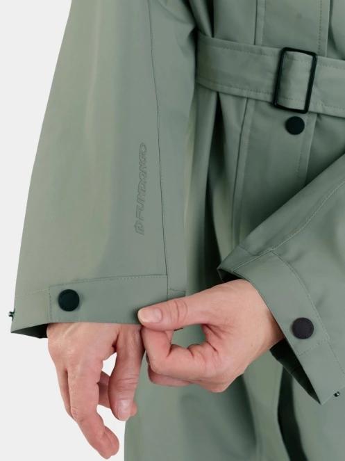 Fundango Brighton Trenchcoat női ballonkabát zöld színben 8