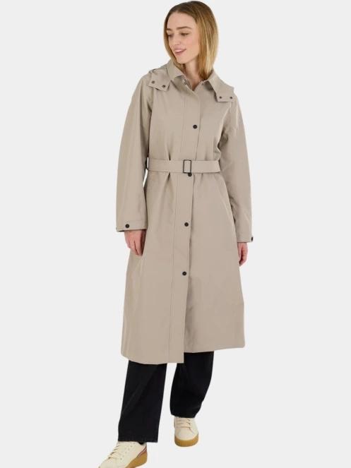 Fundango Brighton Trenchcoat női ballonkabát barna színben 4