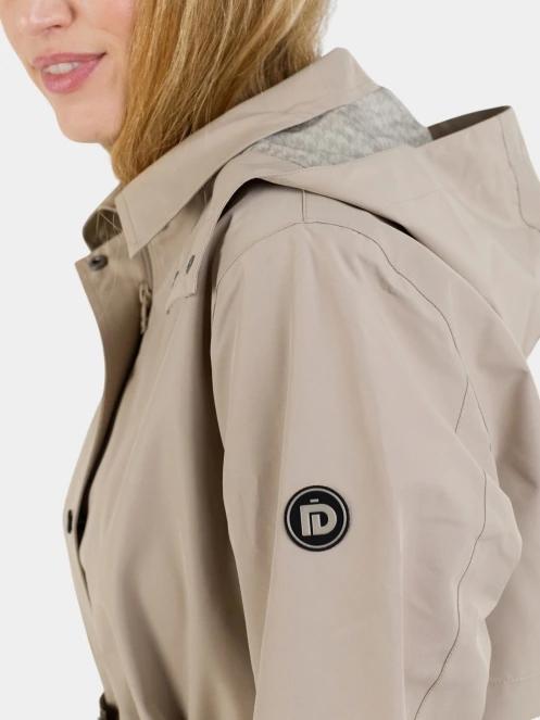 Fundango Brighton Trenchcoat női ballonkabát barna színben 7