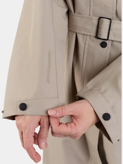 Fundango Brighton Trenchcoat női ballonkabát barna színben 8