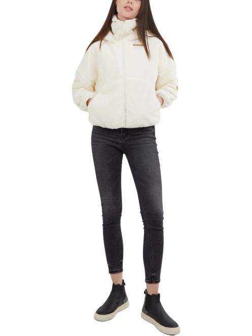 Fundango Sansa Hybrid Jacket női utcai kabát fehér színben 4