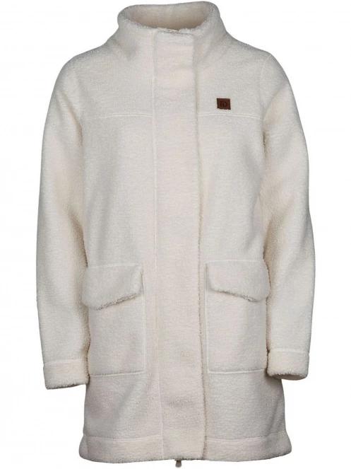 Fundango Elle Fleece Jacket női utcai kabát homok színben 9