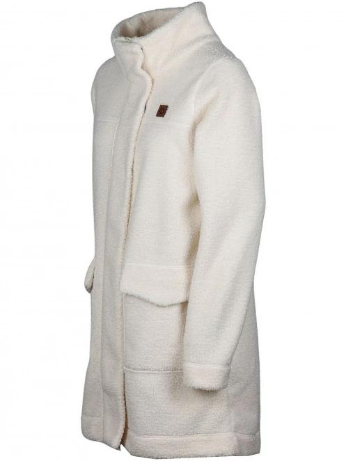 Fundango Elle Fleece Jacket női utcai kabát homok színben 10