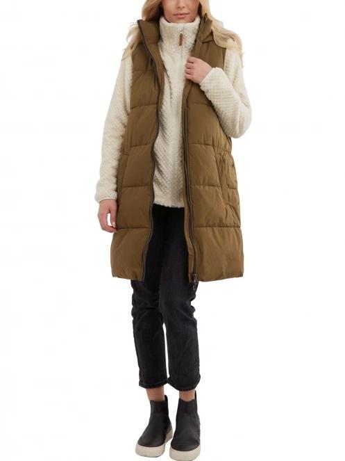 Fundango Scarlet Padded Vest női mellény oliva színben 4