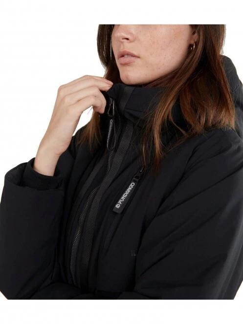 Fundango Carya Parka Jacket női utcai kabát fekete színben 5