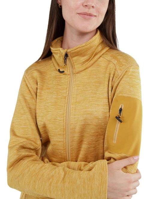 Fundango Antila Fleece Jacket női polár pulóver sárga színben 5