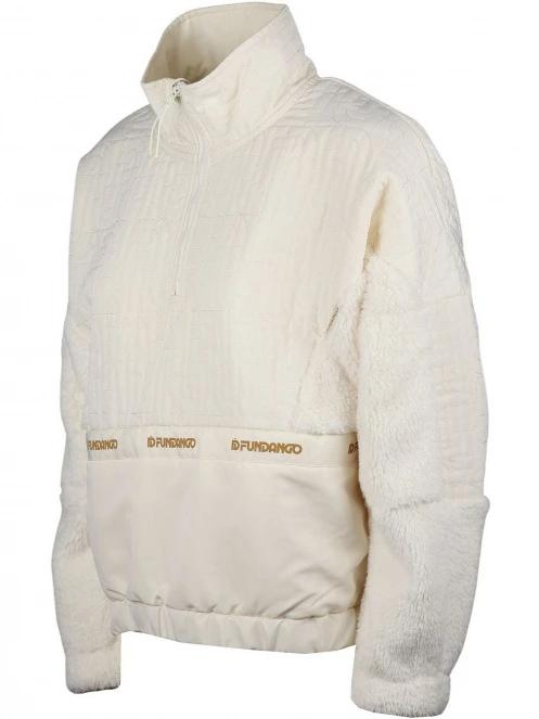Fundango Calypso Hybrid Pullover női polár pulóver barna színben 10