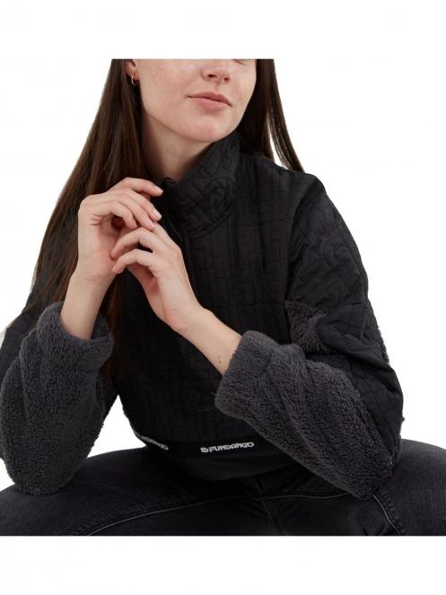Fundango Calypso Hybrid Pullover női polár pulóver fekete színben 7