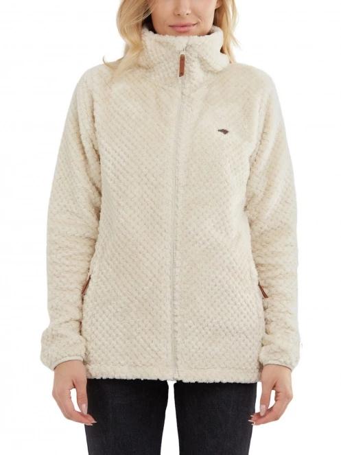 Fundango Shiren Fleece Jacket női polár pulóver homok színben 3