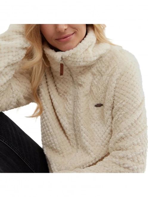 Fundango Shiren Fleece Jacket női polár pulóver homok színben 6