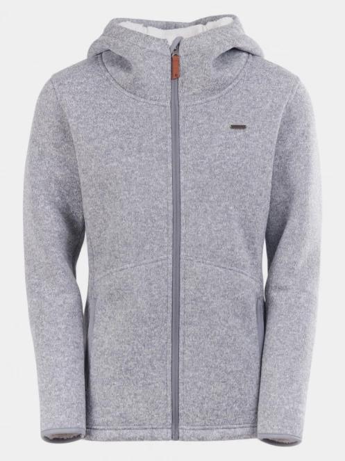Fundango Ara Fleece Jacket női kapucnis pulóver szürke színben 8