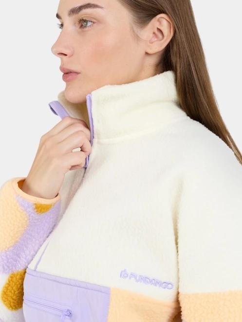 Fundango Riva Hybrid Pullover női hibrid felső fehér színben 7