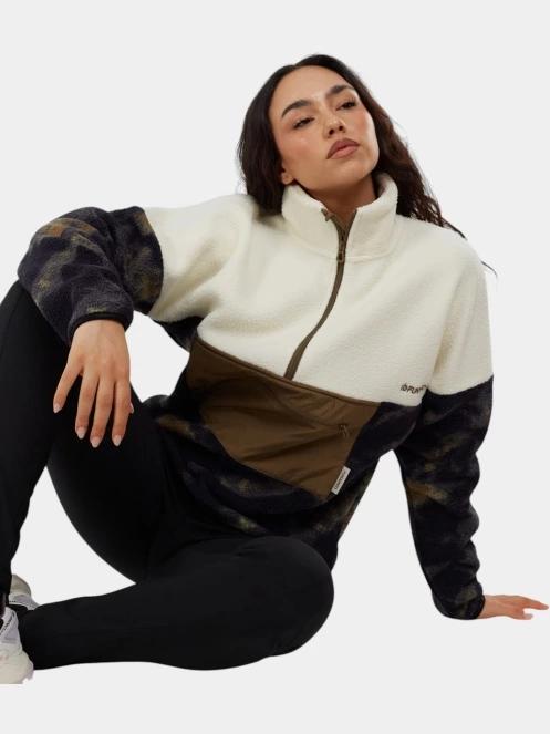 Fundango Riva Hybrid Pullover női hibrid felső zöld színben 5