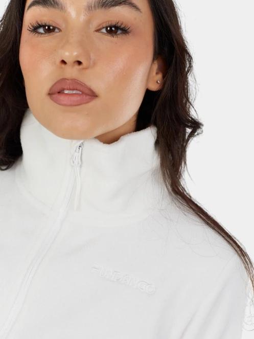 Fundango Serena Fleece Jacket női polár pulóver fehér színben 7